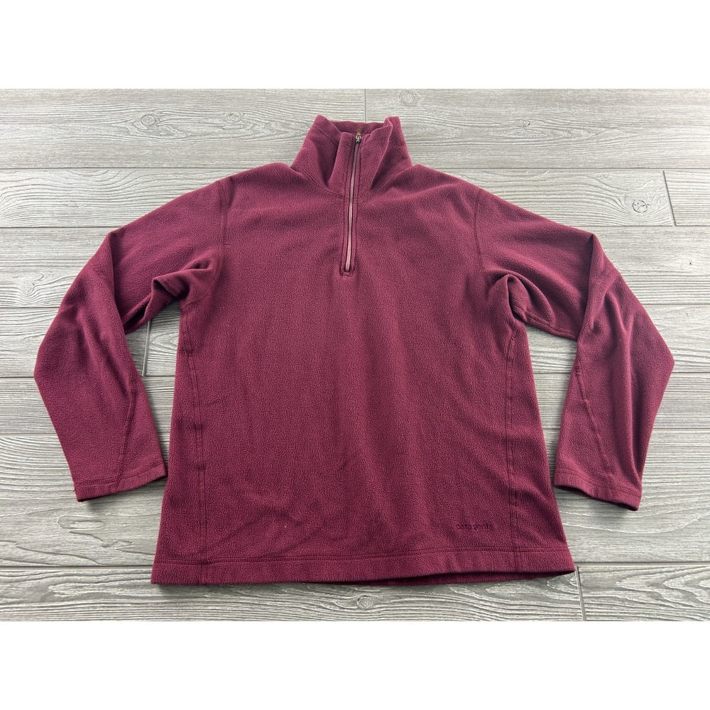 Patagonia Synchilla Women’s Purple 1/4 Zip Light Fleece Pullover Jacket Size M